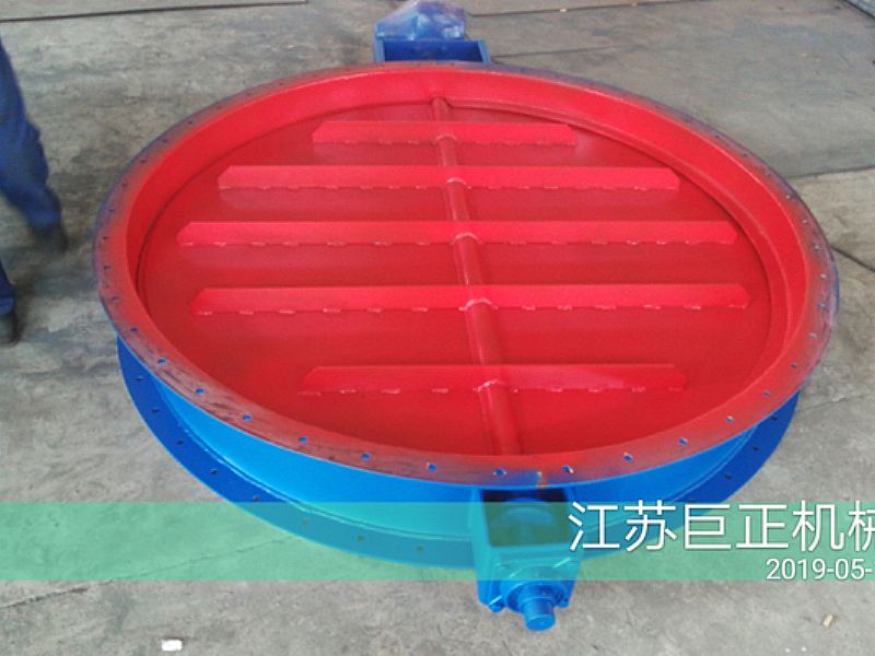 圓形擋板門（直徑150cm），順利完工