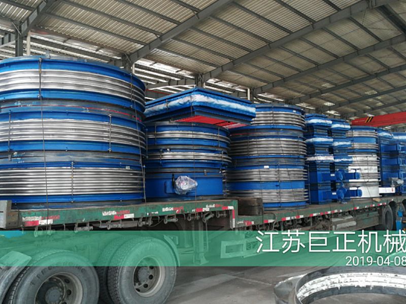 擋板門/非金屬膨脹節(jié)完工，準備發(fā)往山東客戶