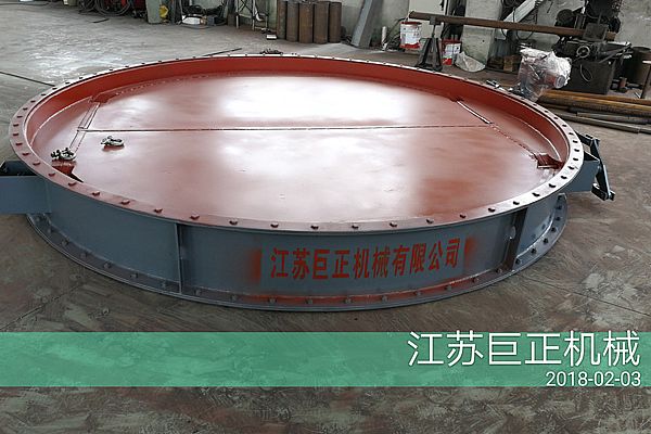 圓形擋板門（直徑270cm）完工了，準備發(fā)往江西客戶